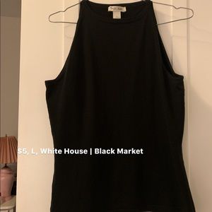 Black tank top